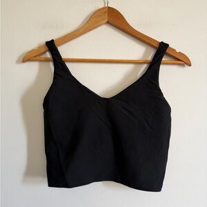 OFFLINE by Aerie Black Waffle Knit Grid Textured Cropped Tank Top size Medium